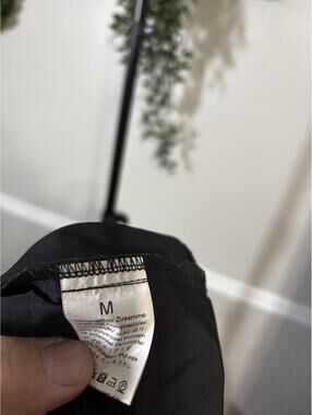 Black Cargo Jogger Pants Medium